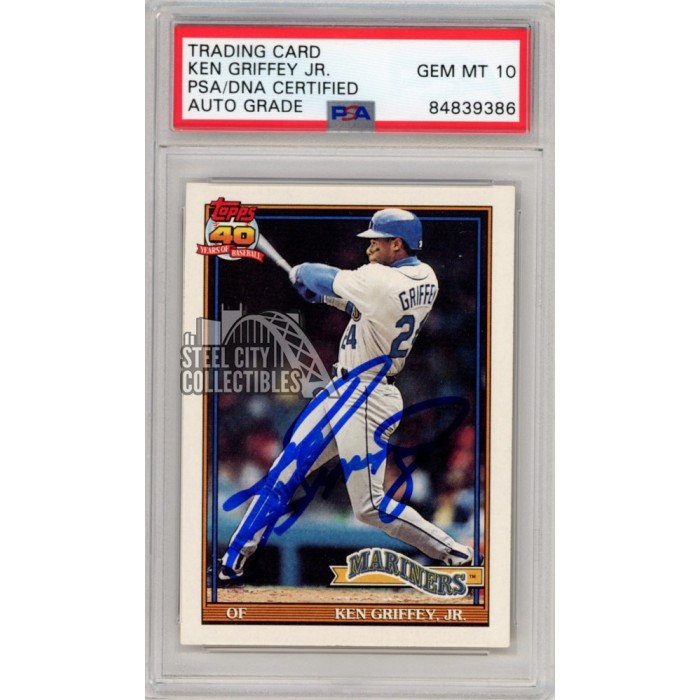 Ken Griffey Jr. & Sr. 直筆サインボール PSA証明付き Ken Griffey Jr. & Sr. 直筆サインボール PSA証明付き