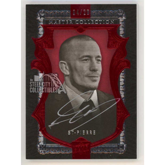 St. Pierre 2015 Upper Deck Master Collection Autograph Card MC
