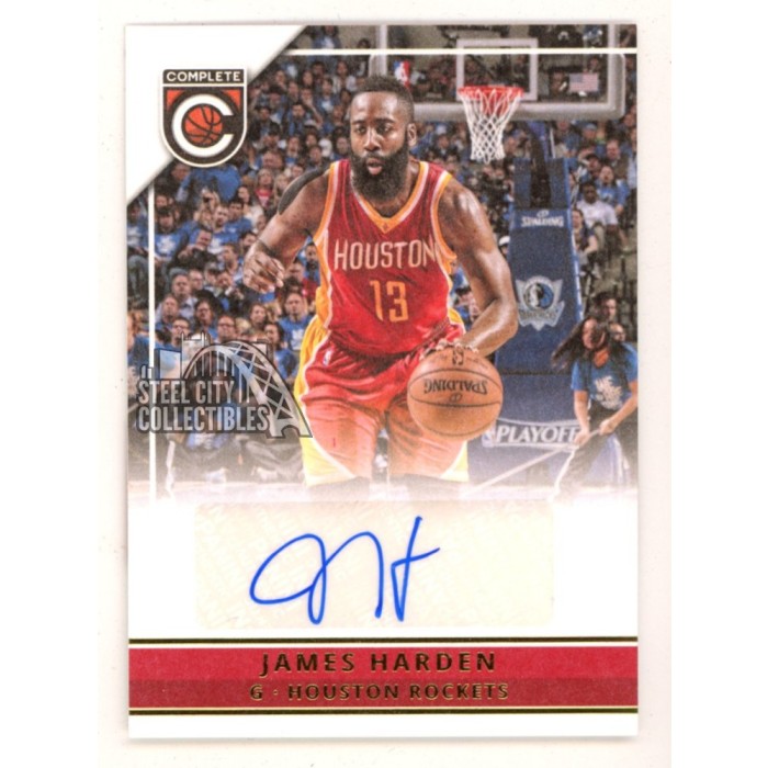 James Harden 2015-16 Panini Complete Autograph Card #JHD | Steel