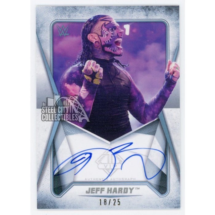 Jeff Hardy 2020 Topps WWE Transcendent VIP Autograph Card JH2 /25