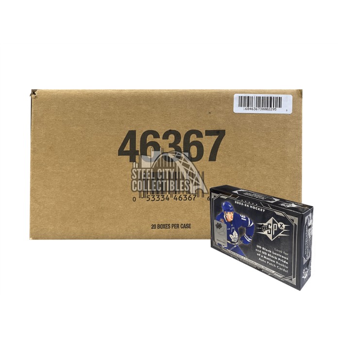 2023-24 Upper Deck SPx Hockey Hobby 20-Box Case | Steel City