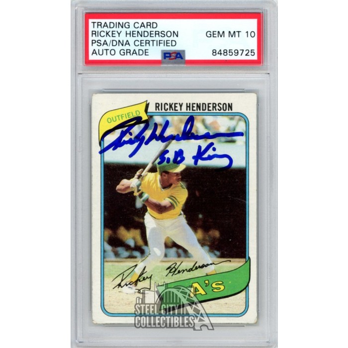 Hank Aaron / Rickey Henderson サインカード9枚限定 RICKY HENDERSON A'S 1992 UPPER DECK BASEBALL CARD #648 | eBay