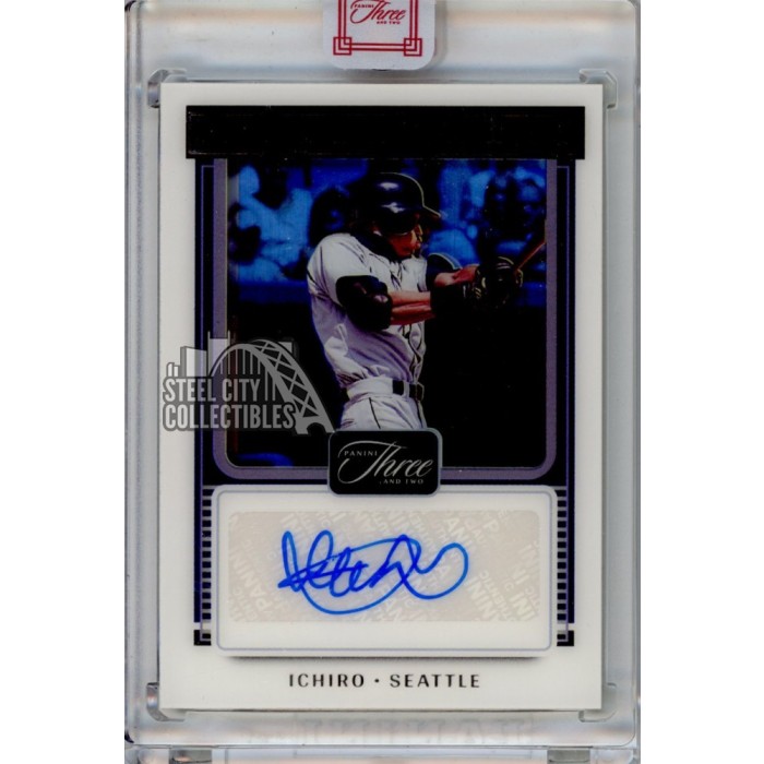 Ichiro 2022 Panini Three & Two Legendary Autograph Card #LS