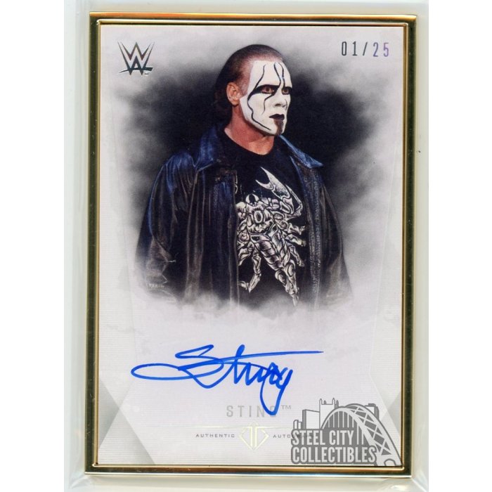 Sting 2019 Topps WWE Transcendent Collection Autograph 01/25
