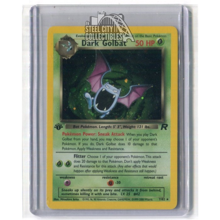 golbat pokemon card Japanese Team Rocket's 065/098 sv10 U TCG Fossil 1st Edition Type Pokemon Team Rocket 1st Edition