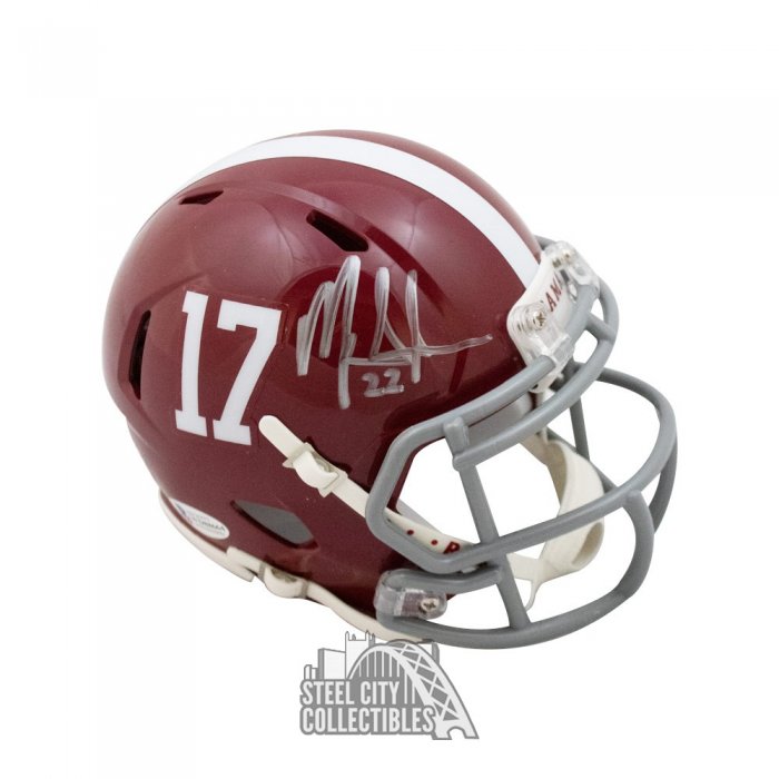 Mark Ingram Autographed Alabama Speed Mini Football Helmet BAS COA