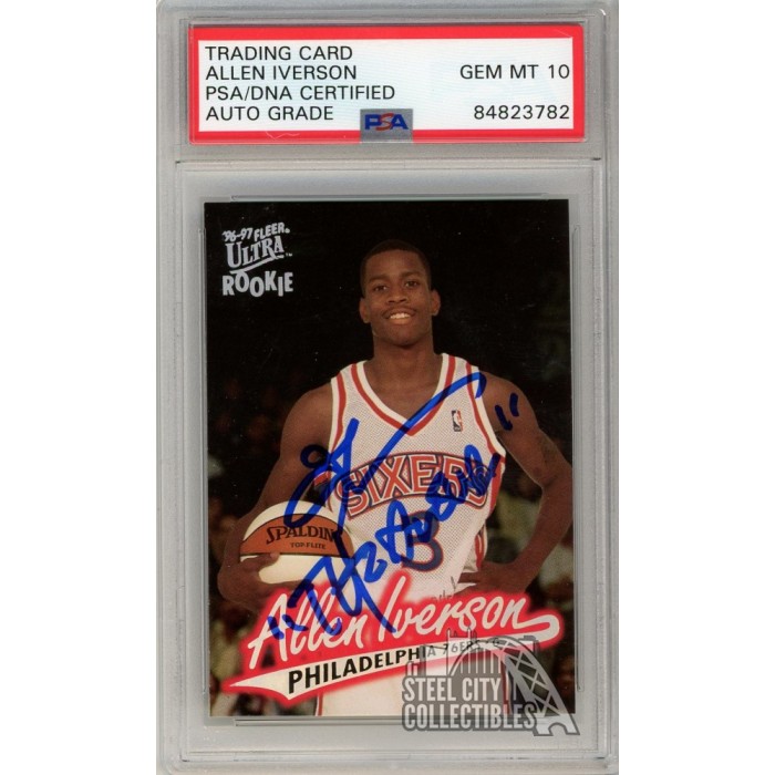 在庫あり】 Amazon.co.jp: ALLEN IVERSON SPECTRA PSA10