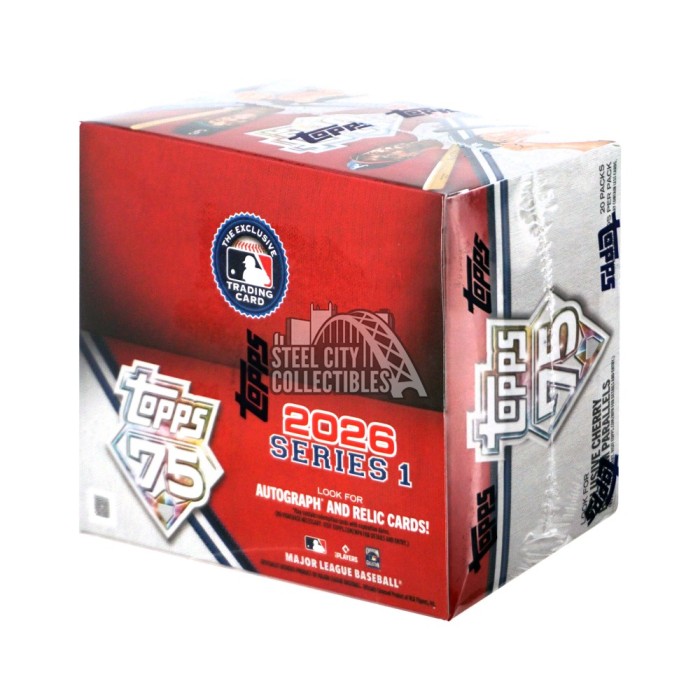 2026 Topps Series 1 Baseball Japan Series Box | Steel City