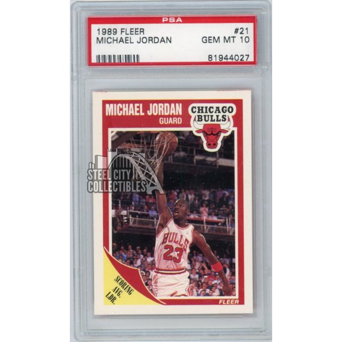 Michael Jordan Fleer Basketball Card No. 21 PSA 10 | Steel City Collectibles