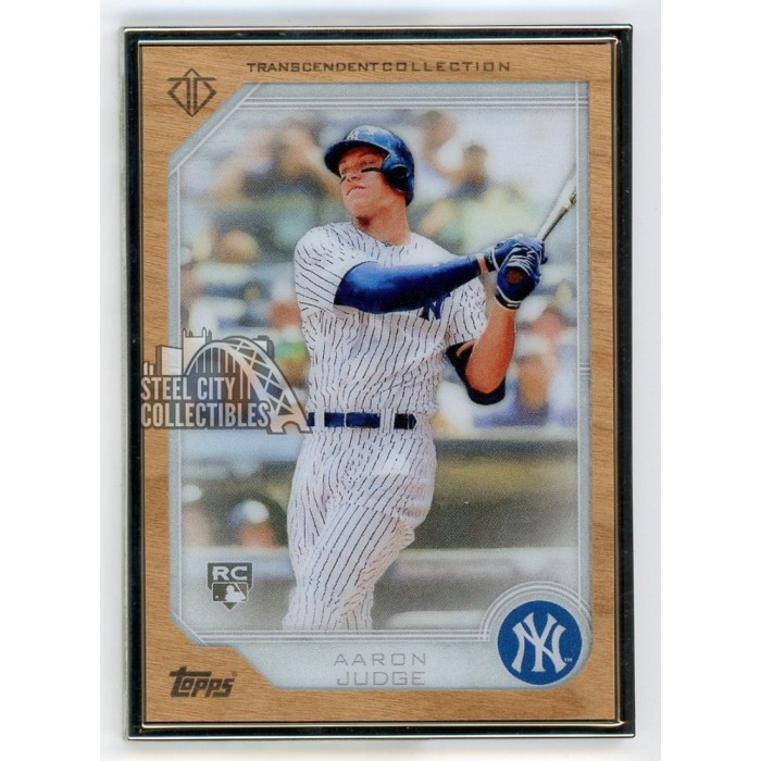 Aaron Judge 2017 Topps Transcendent Rookie Card RC #2 18/87 | Steel