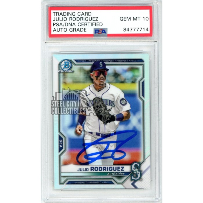 その他 bowman Julio Rodriguez psa10 chrome PSA 10 JULIO RODRIGUEZ 2019 1st Bowman Chrome #BCP33 Rookie