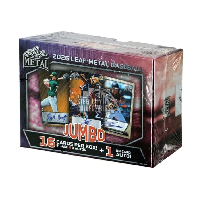 2026 Leaf Metal Baseball Hobby Jumbo Box | Steel City Collectibles
