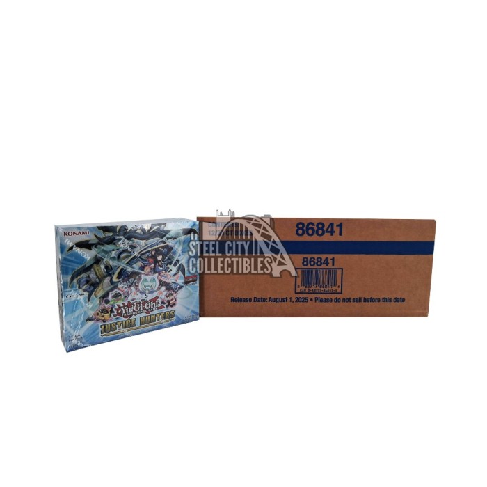 Yu-Gi-Oh! Justice Hunters Booster 12-Box Case | Steel City Collectibles