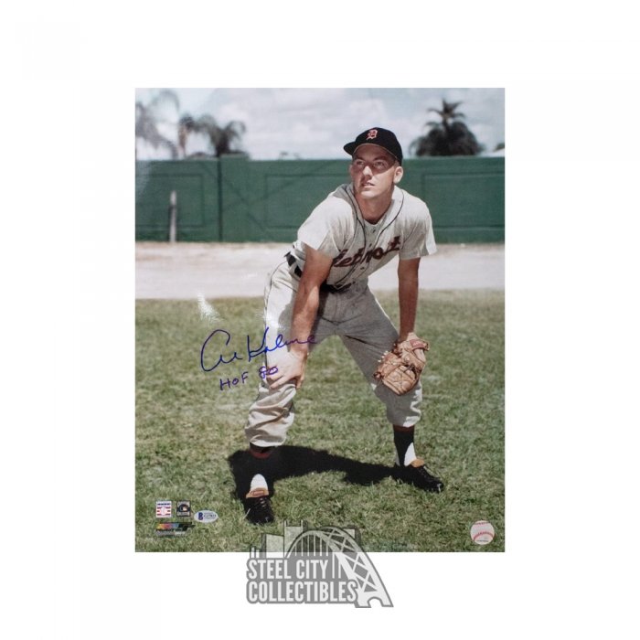 Al Kaline HOF 80 Autographed Detroit Tigers Majestic Cool Base Baseball  Jersey - PSA/DNA COA