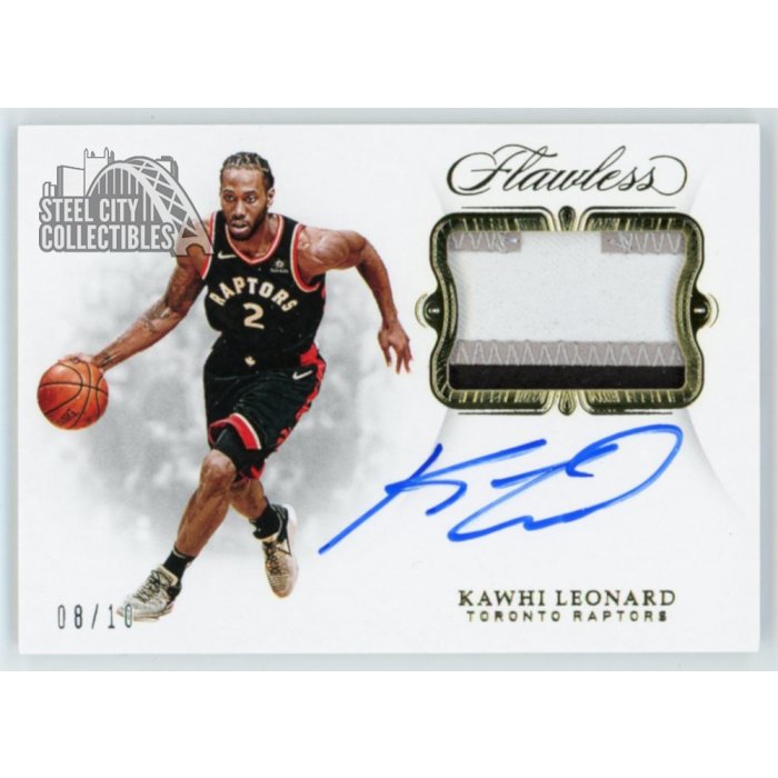 Kawhi Leonard 2018-19 Panini Flawless Basketball Patch Autograph