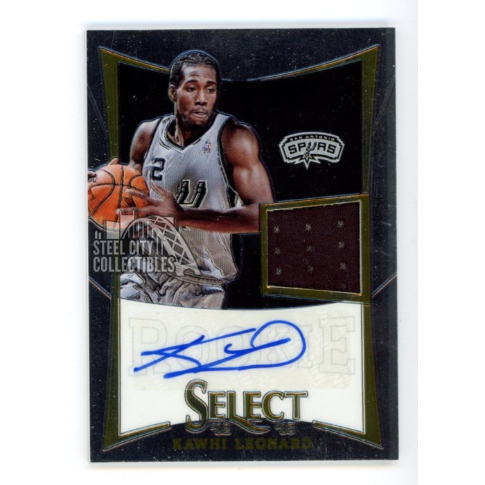 Kawhi Leonard 2012-13 Panini Select Autograph Rookie Jersey Card