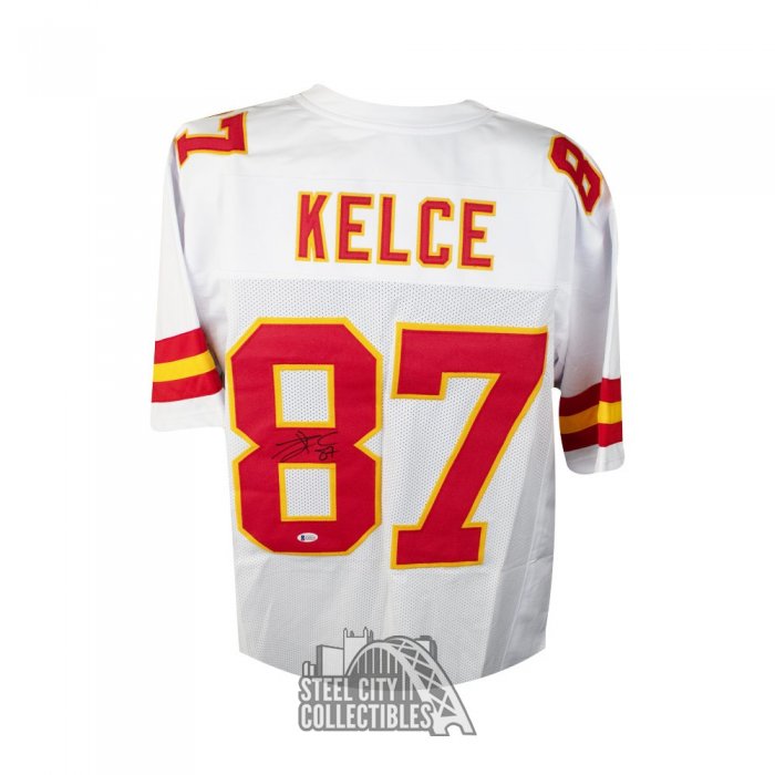 white travis kelce jersey