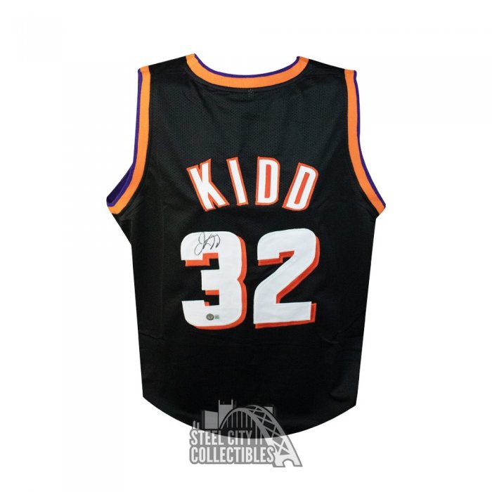 Jason Kidd Autographed Phoenix Custom Purple Basketball Jersey - BAS