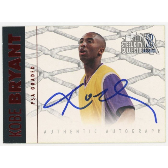 Kobe Bryant 1997 Score Board Autograph Basketball Card Steel City