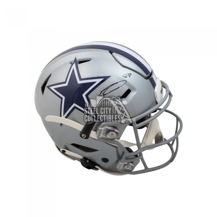 Ceedee Lamb Dallas Cowboys Signed Autograph RARE COMO Full Size Speed Helmet Fanatics Authentic Certified