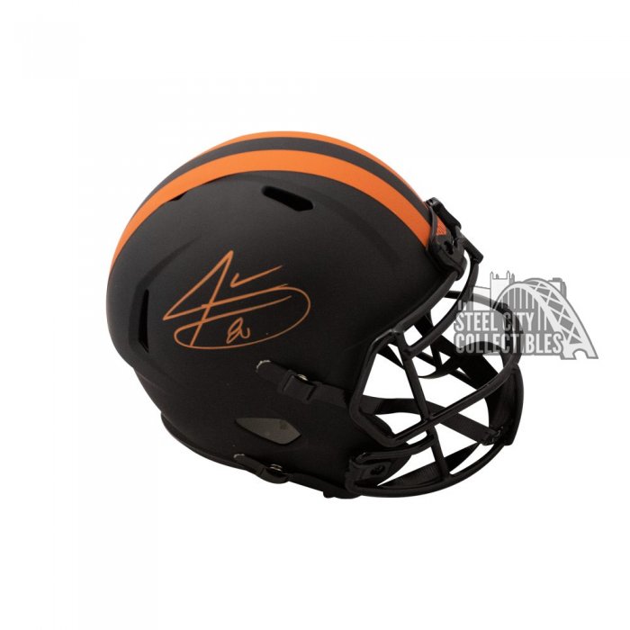 Jarvis Landry Cleveland Browns Signed Autograph RARE AMP Speed Mini Helmet JSA Witnessed Certified