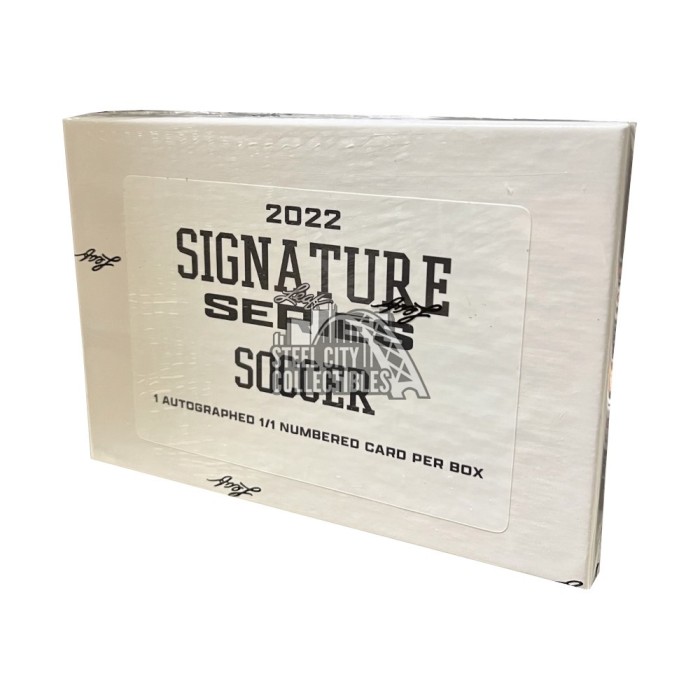 2022 Leaf Signature Series Soccer Hobby Box