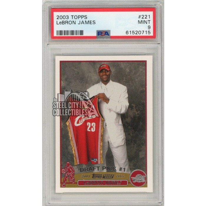 topps 221 lebron james