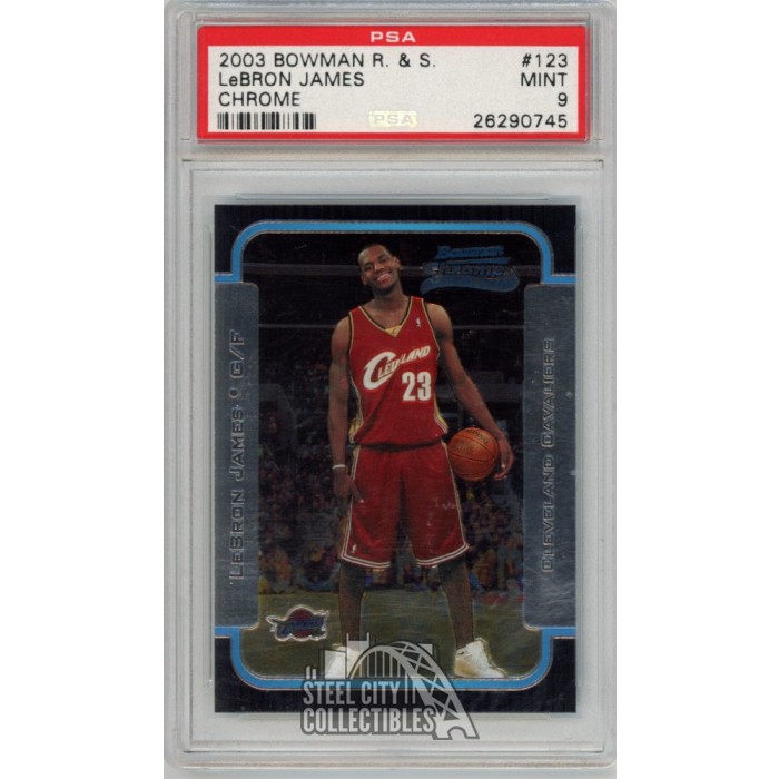 2003 bowman chrome lebron james