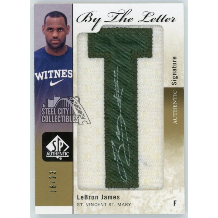 SP Authen Lebron James 23枚限定 直筆サインカード SP Authen Lebron James 23枚限定 直筆サインカード - メルカリ