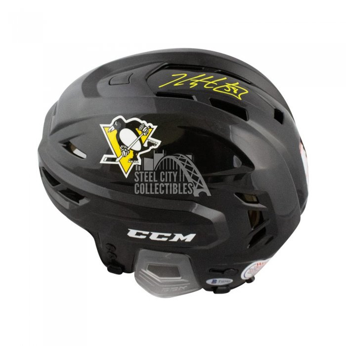 Kris Letang Autographed Pittsburgh Penguins Black CCM FullSize Hockey