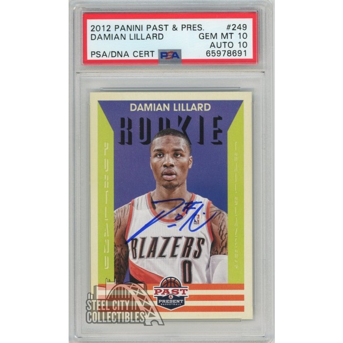 ‼️Damian Lillard‼️直筆サインカード　美品‼️noir‼️ Trading Card Gems on X: 