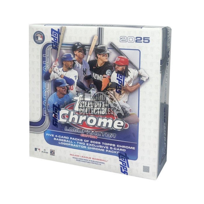 2025 Topps Chrome Baseball Logofractor Edition Box | Steel City 