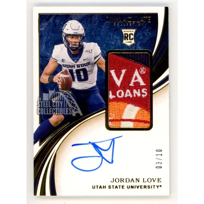 Jordan Love 2020 Panini Immaculate Collegiate Autograph