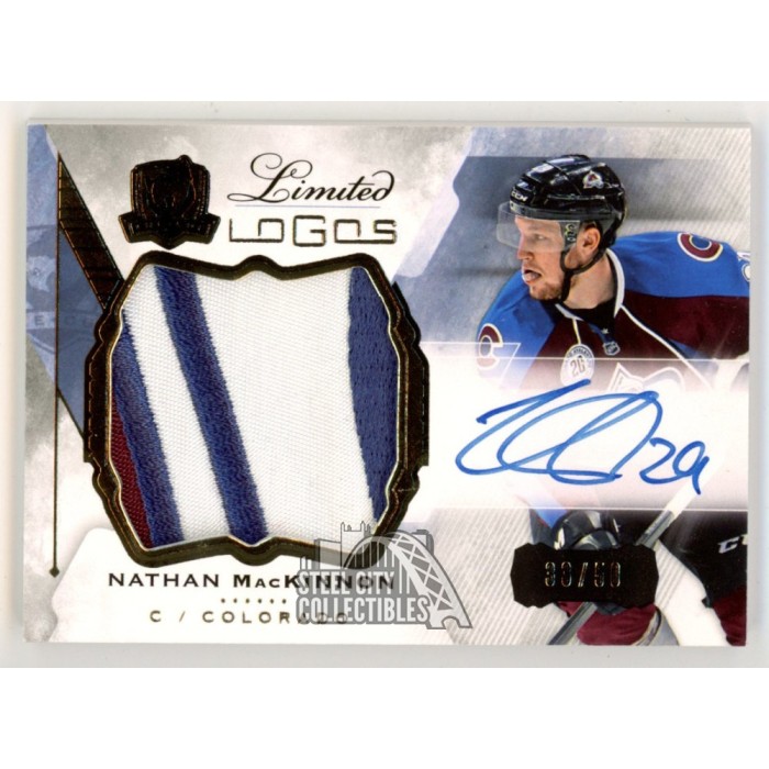 Nathan Mackinnon 201516 Upper Deck The Cup Limited Logos Autograph