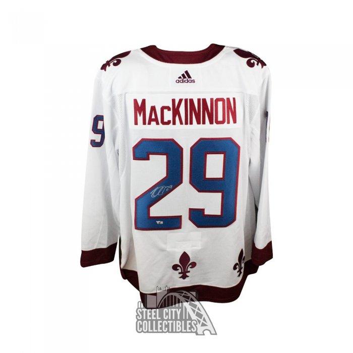 Nathan MacKinnon Autographed Colorado Avalanche Adidas Hockey Jersey