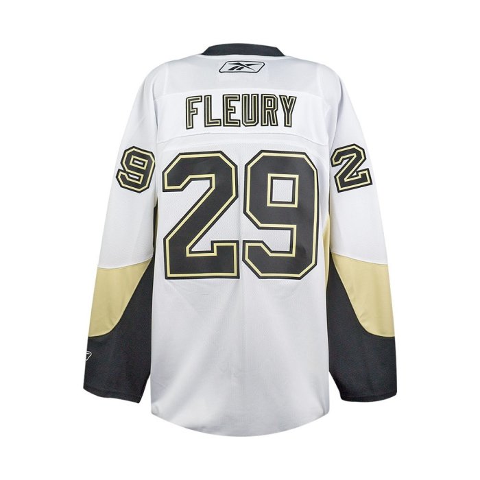 Marc-Andre Fleury Pittsburgh Penguins Reebok NHL Women's Home Black Premier  Jersey