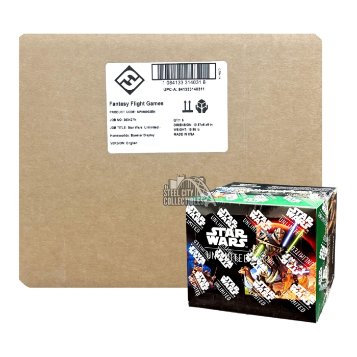 Star Wars Unlimited Homeworlds Booster 6-Box Case | Steel City