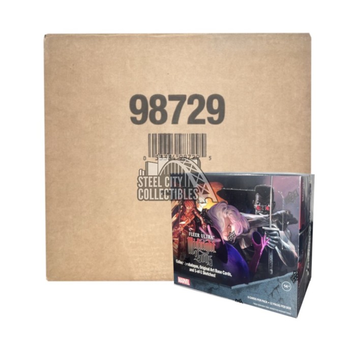 2023 Upper Deck Fleer Ultra Marvel Midnight Sons Hobby 12-Box Case