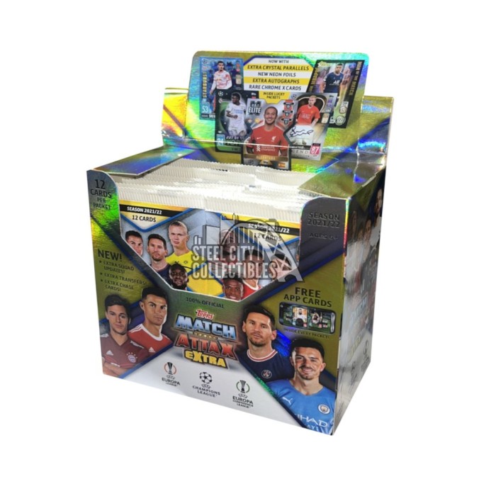 2021-22 Topps Match Attax Extra Soccer 24-Pack Lot w/ Box | Steel City  Collectibles
