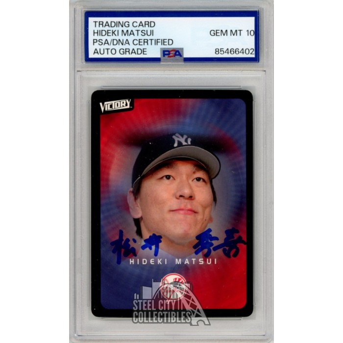 Hideki Matsui 2003 Upper Deck Victory Kanji Autograph Rookie Card