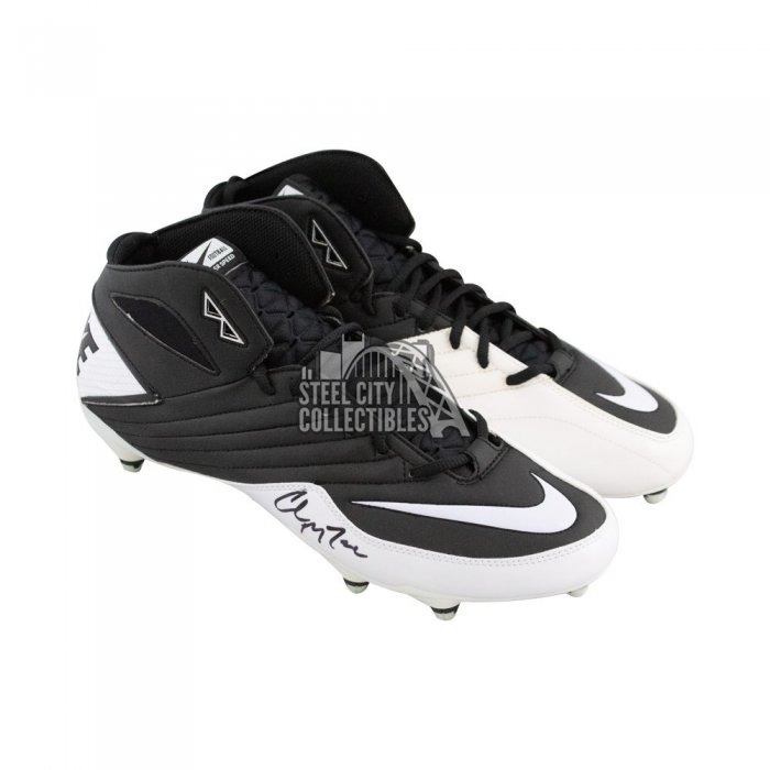 Christian McCaffrey Autographed Nike Super Speed D Football Cleats