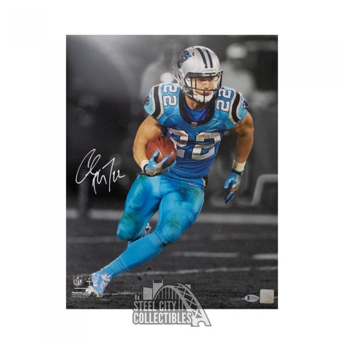 2018 Score Color Rush #8 Christian McCaffrey Carolina Panthers Football Card