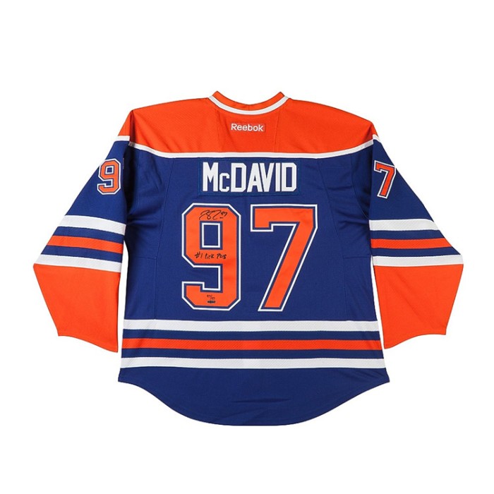 Edmonton Oilers debut new white jersey at Connor McDavid signing