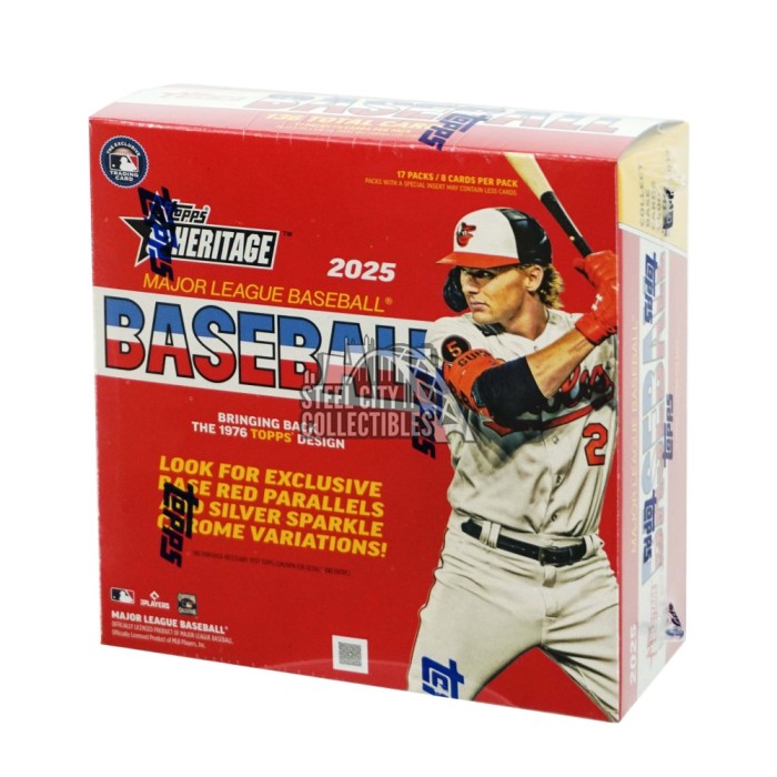 Amazon.com: 2025 Topps Heritage Baseball - Mega Box : Sports