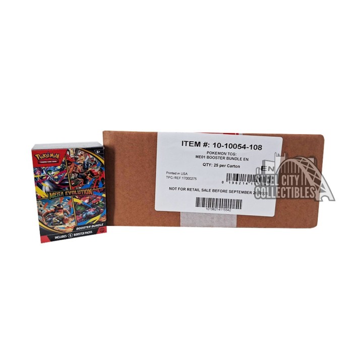 Pokemon Mega Evolution ME1 Booster Bundle 25-Box Case | Steel City Collectibles Pokemon Mega Evolution ME1 Booster Bundle 25-Box Case | Steel City Collectibles