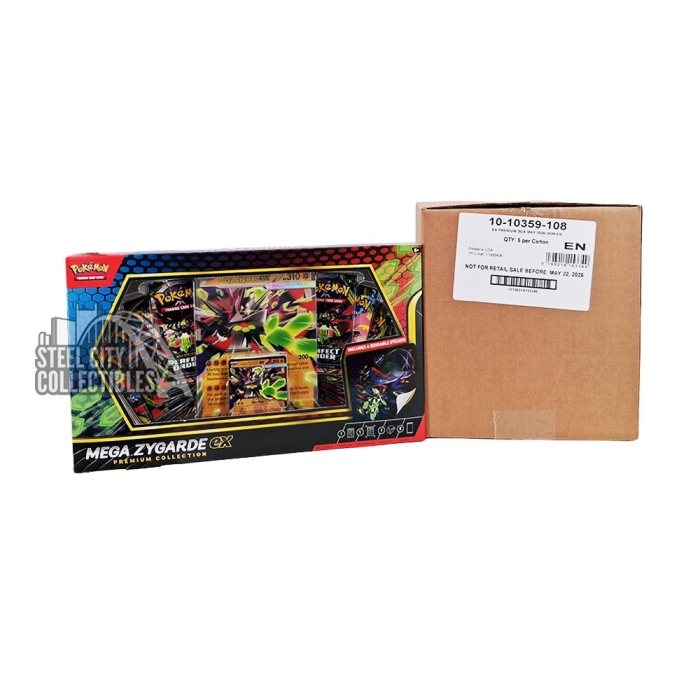 MEGAEXカード 6 BOX Pokemon Mega Zygarde ex Premium Collection 6-Box Case | Steel City
