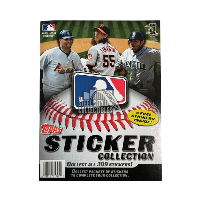 2011 Topps MLB Sticker Album | Steel City Collectibles