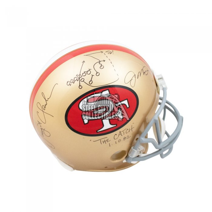 dwight clark autographed football