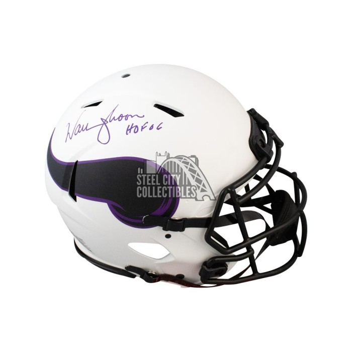 Warren Moon HOF Autographed Minnesota Vikings Lunar Eclipse