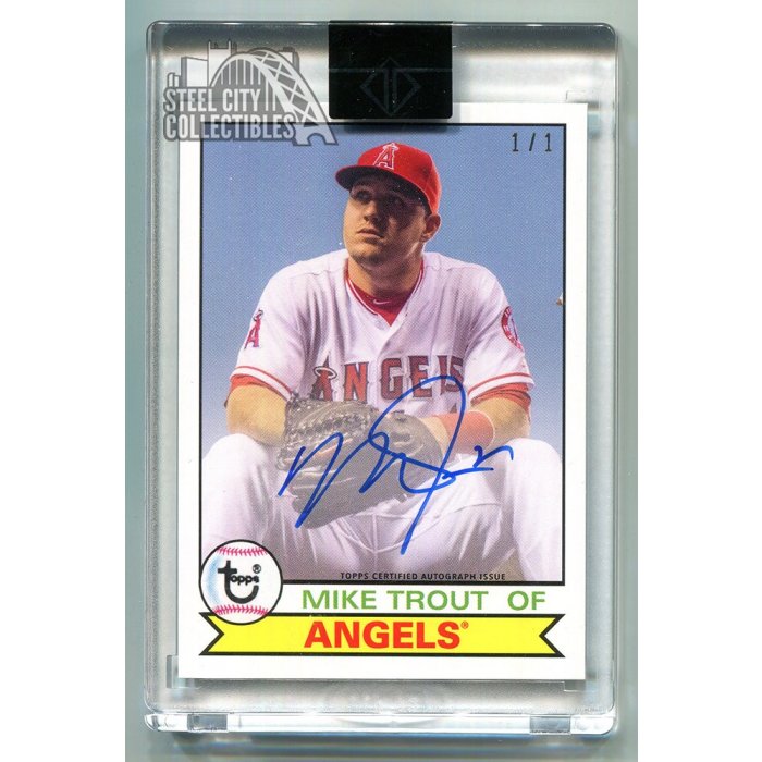 MIKE TROUT メモラビリア直筆サインカード /25 MIKE TROUT メモラビリア直筆サインカード /25 MIKE TROUT